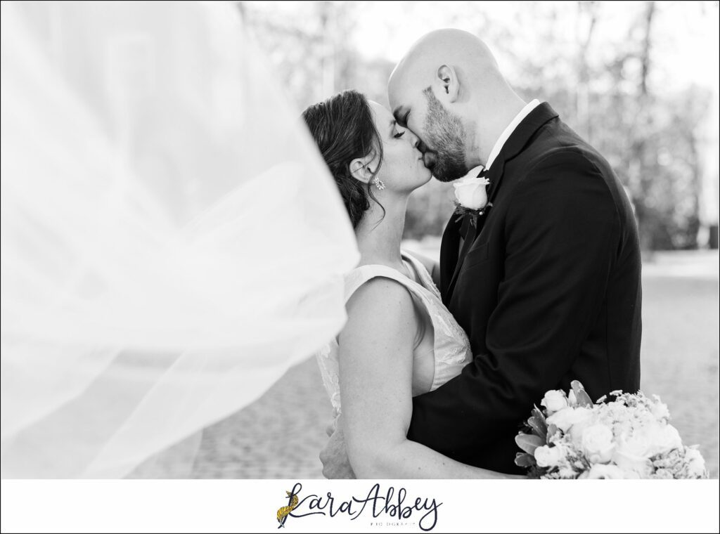 Classic Fall Wedding Portraits along Main Street in Downtown Irwin, PA