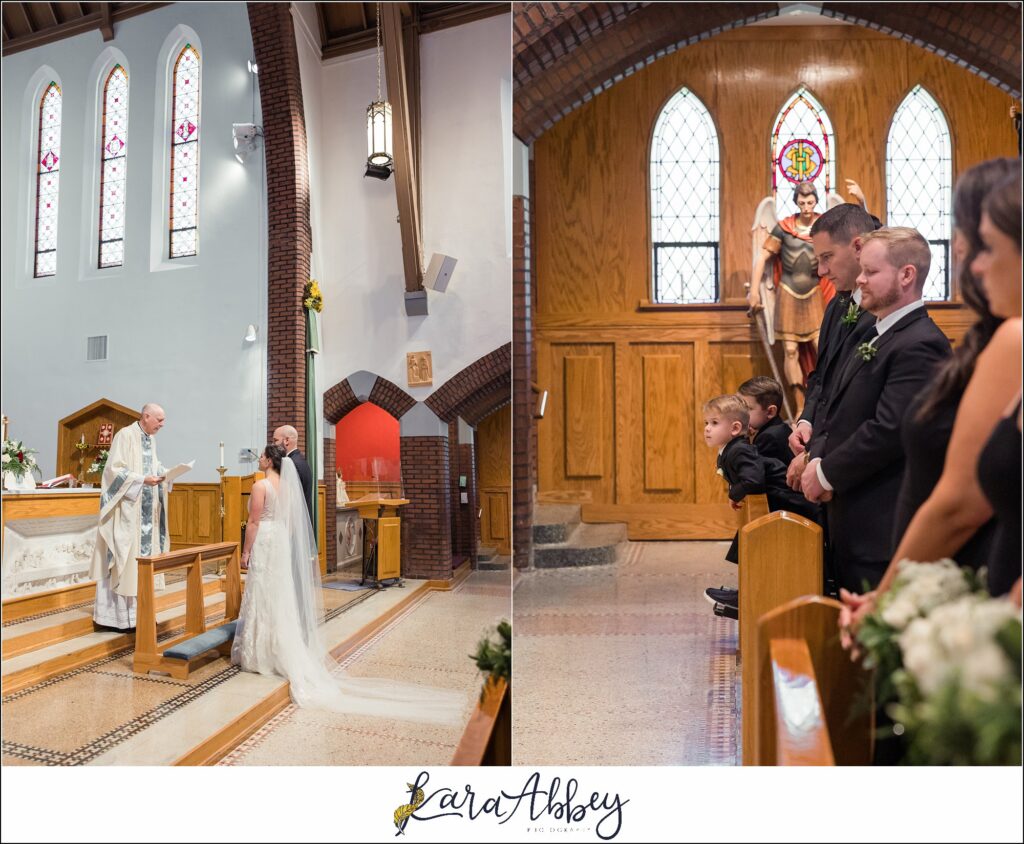 Classic Fall Wedding at Immaculate Conception Church in Irwin, PA