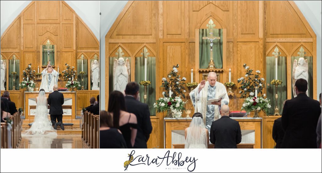 Classic Fall Wedding at Immaculate Conception Church in Irwin, PA