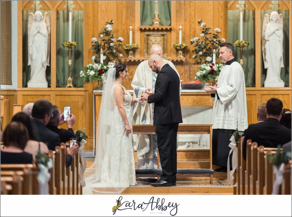 Classic Fall Wedding at Immaculate Conception Church in Irwin, PA