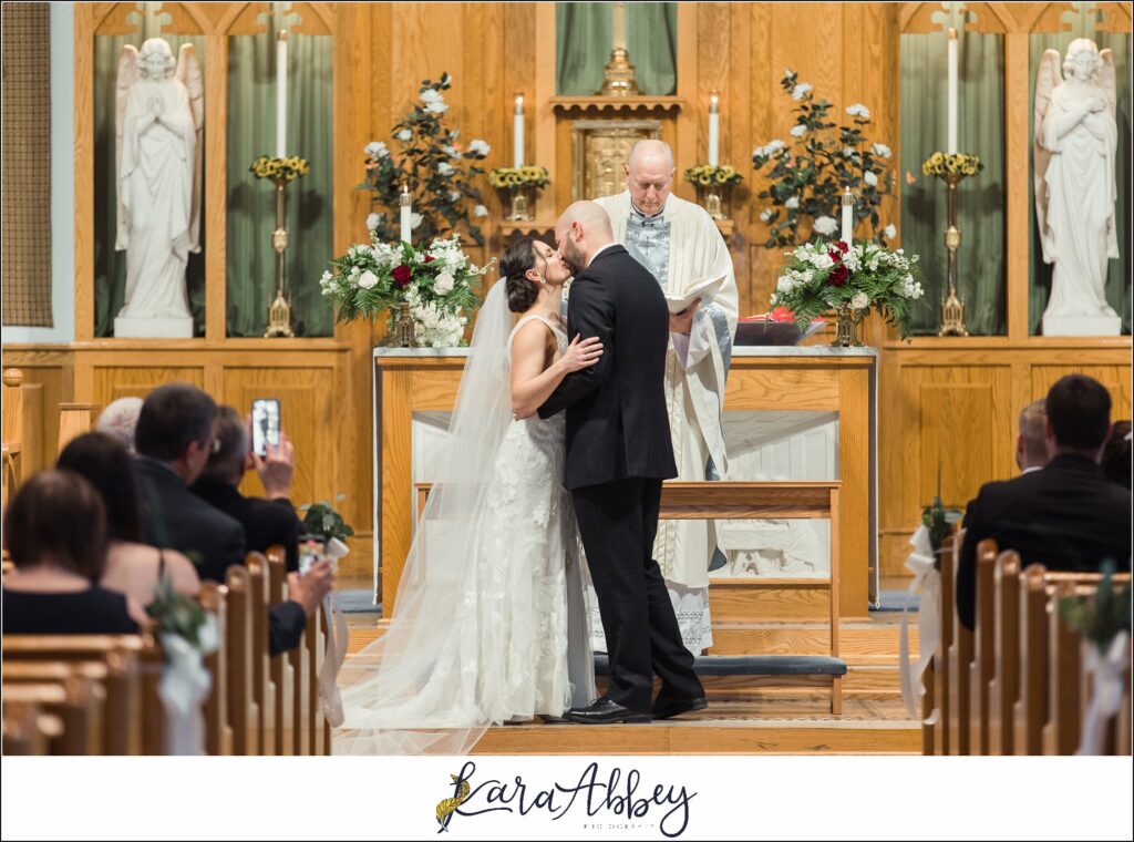 Classic Fall Wedding at Immaculate Conception Church in Irwin, PA