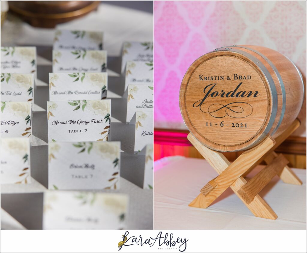 Classic Fall Wedding Reception at Moments Rental Hall in Irwin, PA