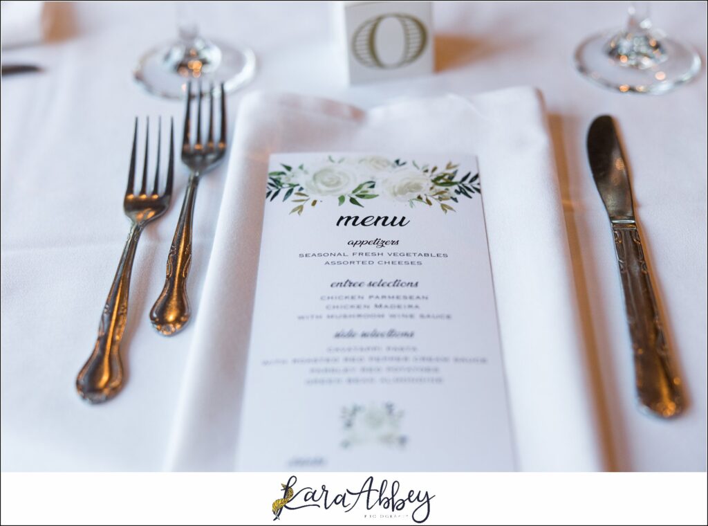 Classic Fall Wedding Reception at Moments Rental Hall in Irwin, PA