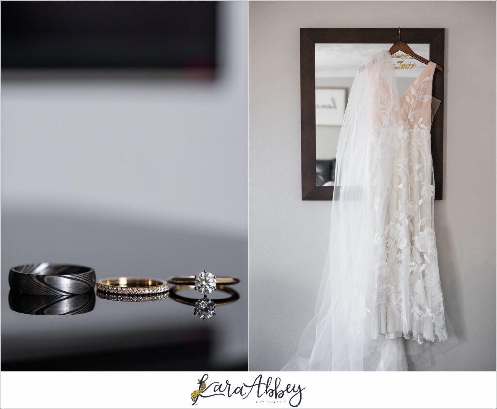 Classic Fall Wedding in Irwin, PA Details & Getting Ready