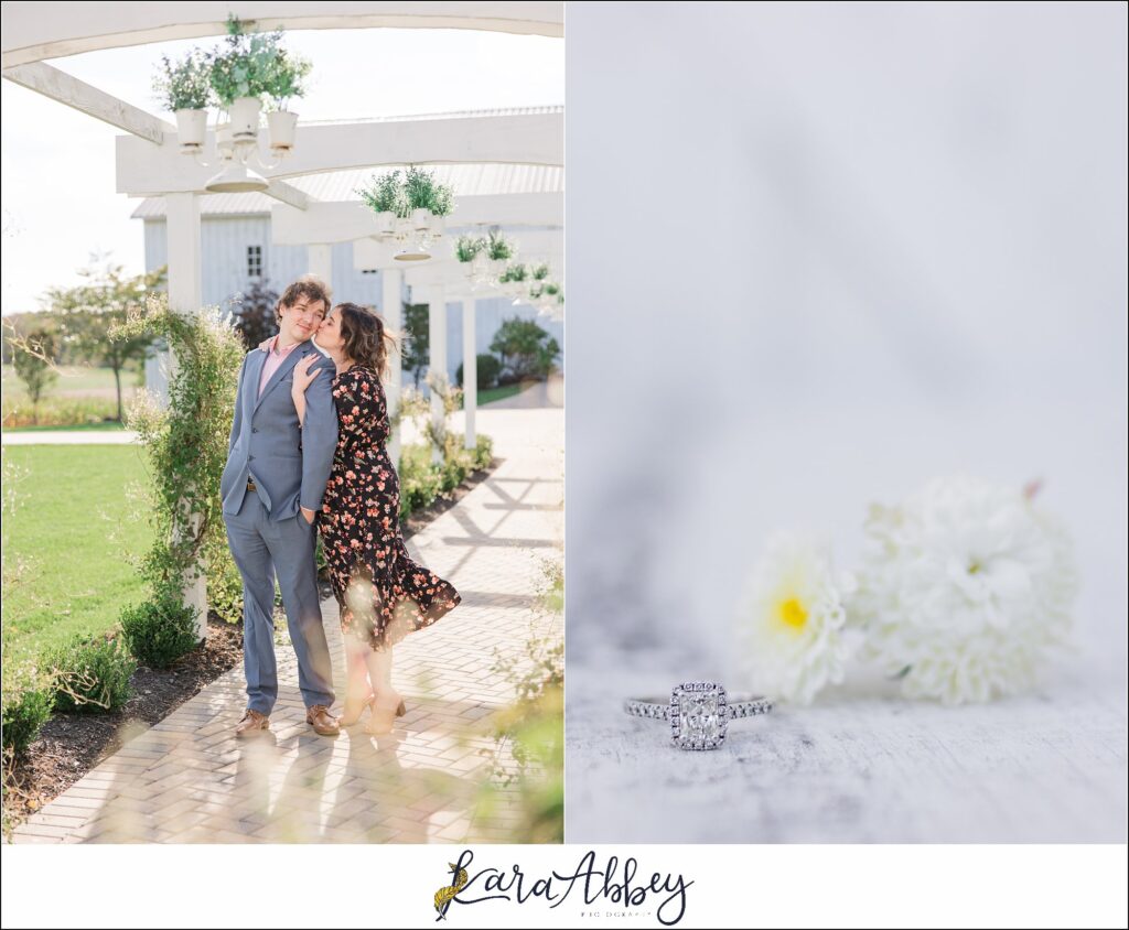 Fall Engagement Photos at The White Barn at Lucas Farm in Oakland, MD