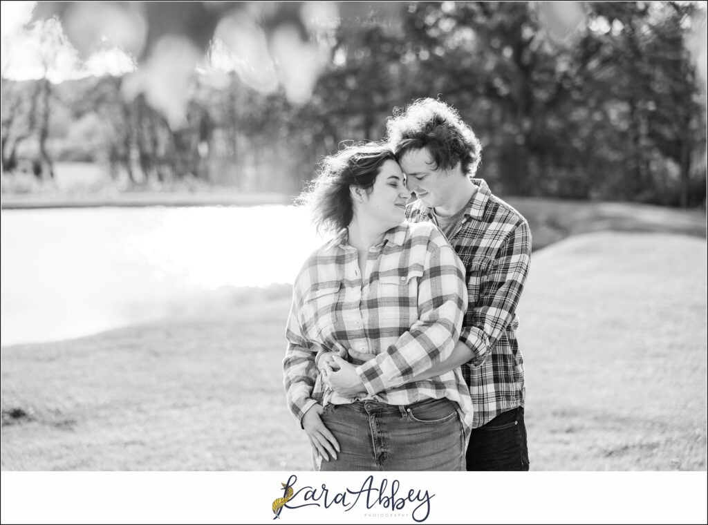 Fall Engagement Photos at The White Barn at Lucas Farm in Oakland, MD