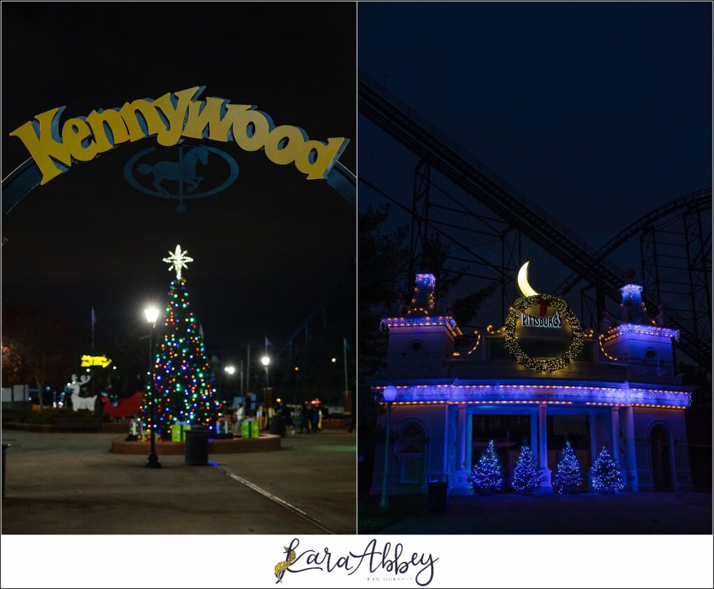 Kennywood Holiday Lights The Adventuring Abbeys 2021