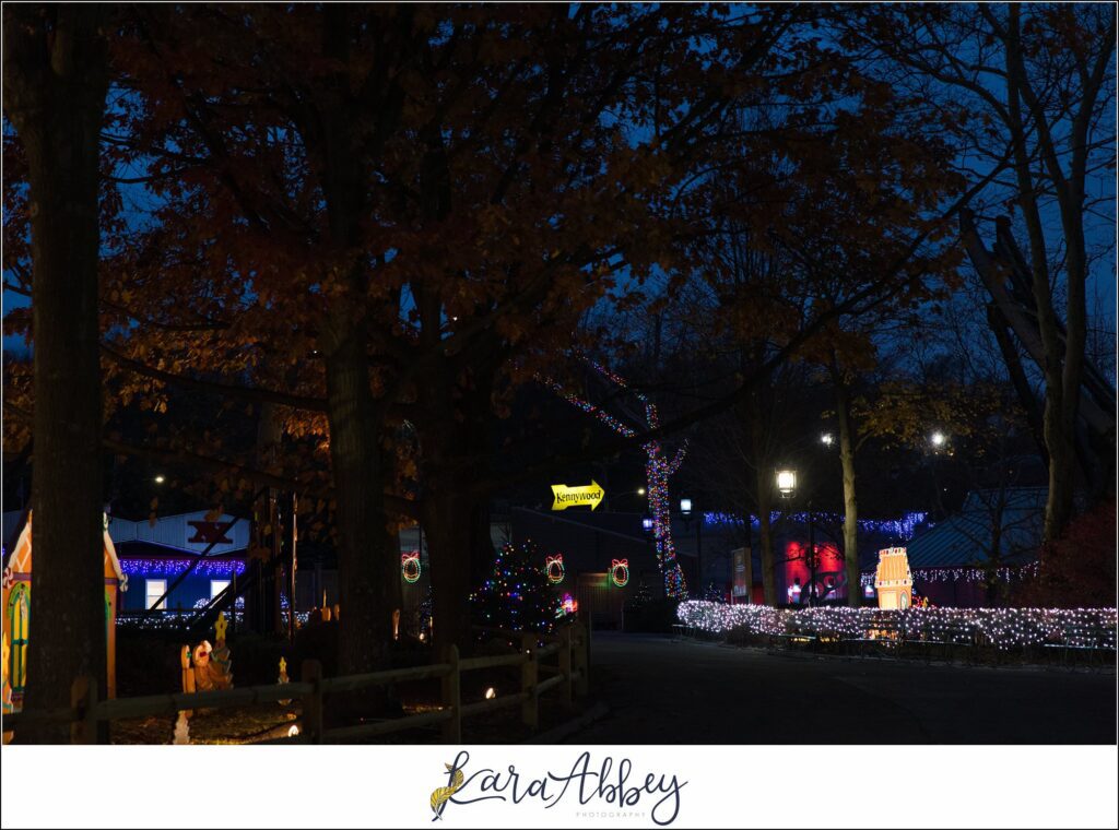 Kennywood Holiday Lights The Adventuring Abbeys 2021