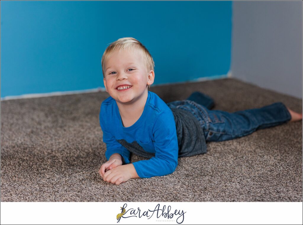 Happy Birthday Leander 3 Year Old In Home Portraits Irwin PA
