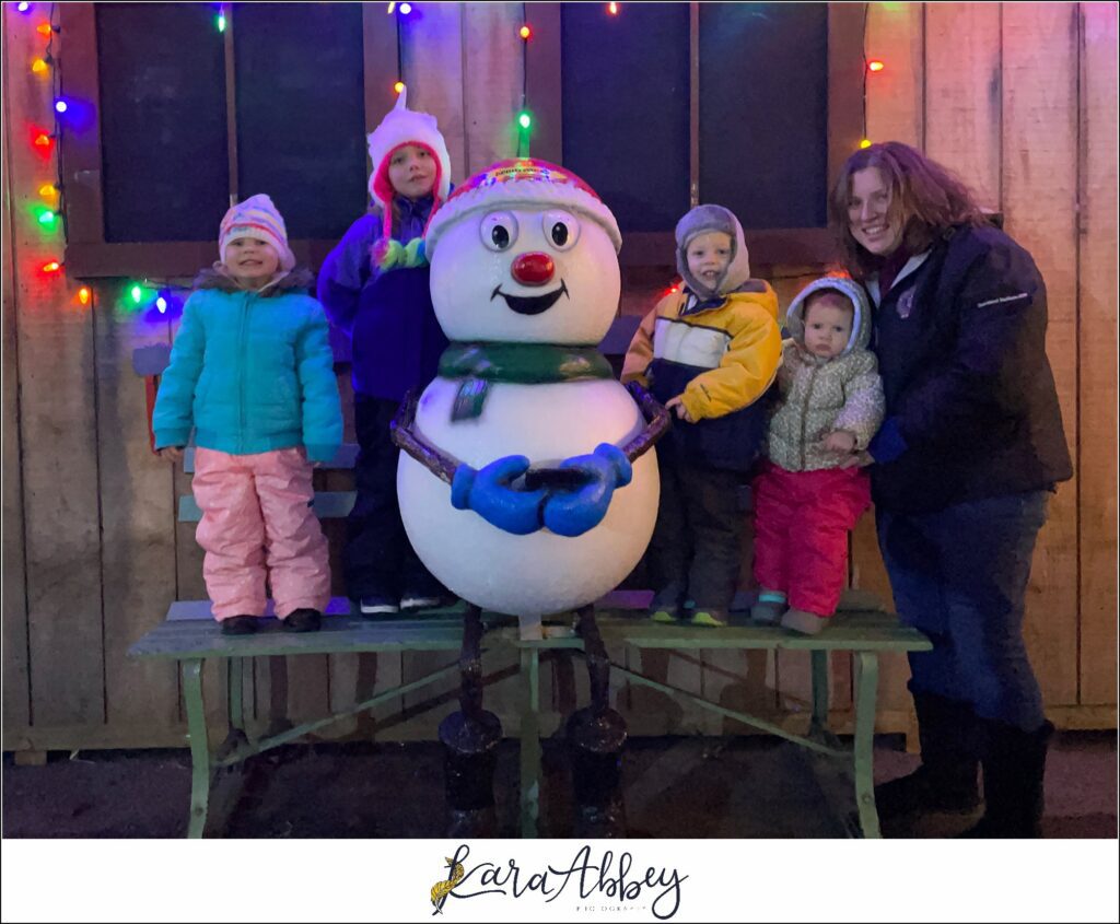 Celebrating Leander's 3rd Birthday at Kennywood Holiday Lights