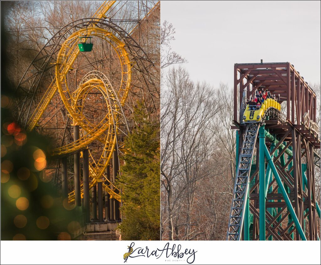 Christmas Town at Busch Gardens Williamsburg Adventuring Abbeys Family Vlog