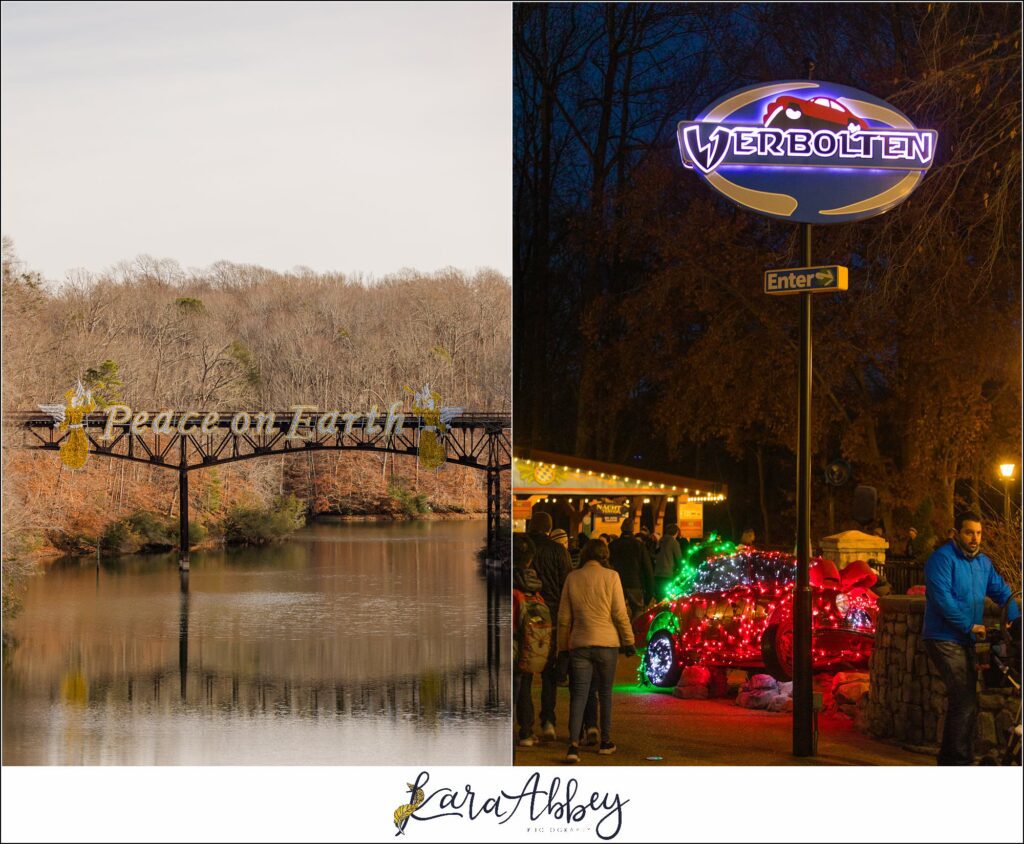 Christmas Town at Busch Gardens Williamsburg Adventuring Abbeys Family Vlog