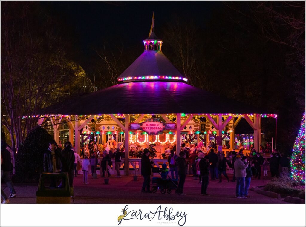 Christmas Town at Busch Gardens Williamsburg Adventuring Abbeys Family Vlog