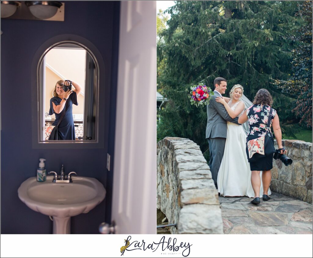 Irwin PA Wedding Photographer Working Behind The Scenes in 2021