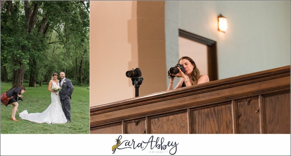 Irwin PA Wedding Photographer Working Behind The Scenes in 2021