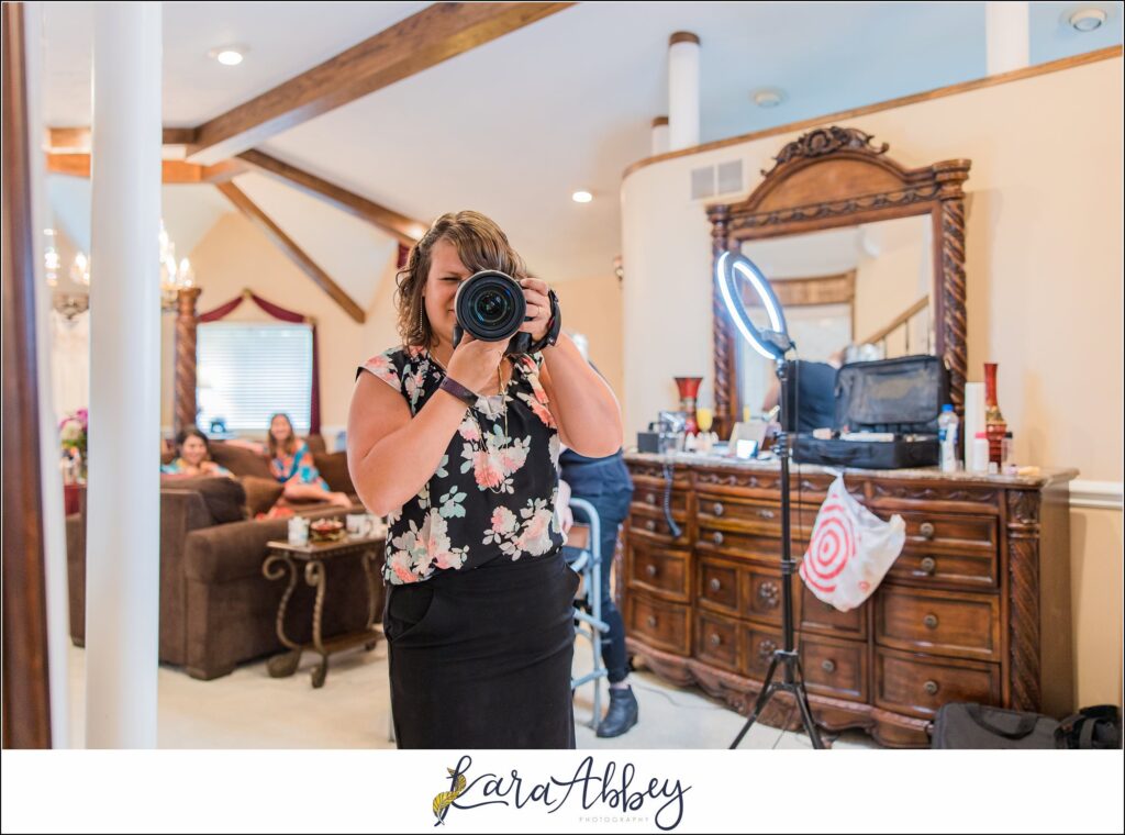 Irwin PA Wedding Photographer Working Behind The Scenes in 2021