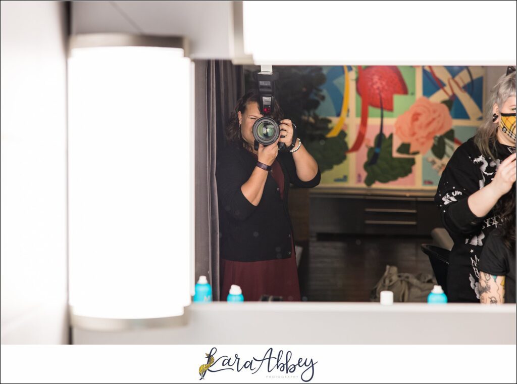 Irwin PA Wedding Photographer Working Behind The Scenes in 2021