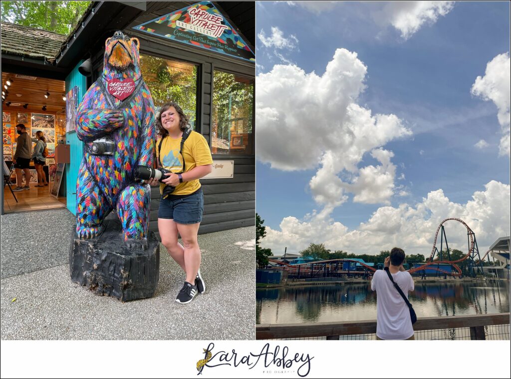 Roller Coaster Photographer Working Behind The Scenes in 2021