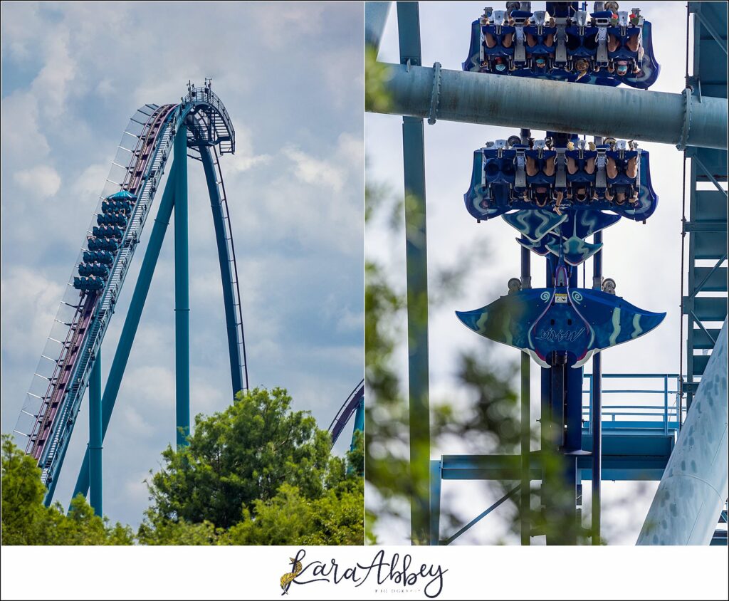 Kara Abbey Photography XscreamThrills Roller Coaster Photography Sea World Orlando, FL