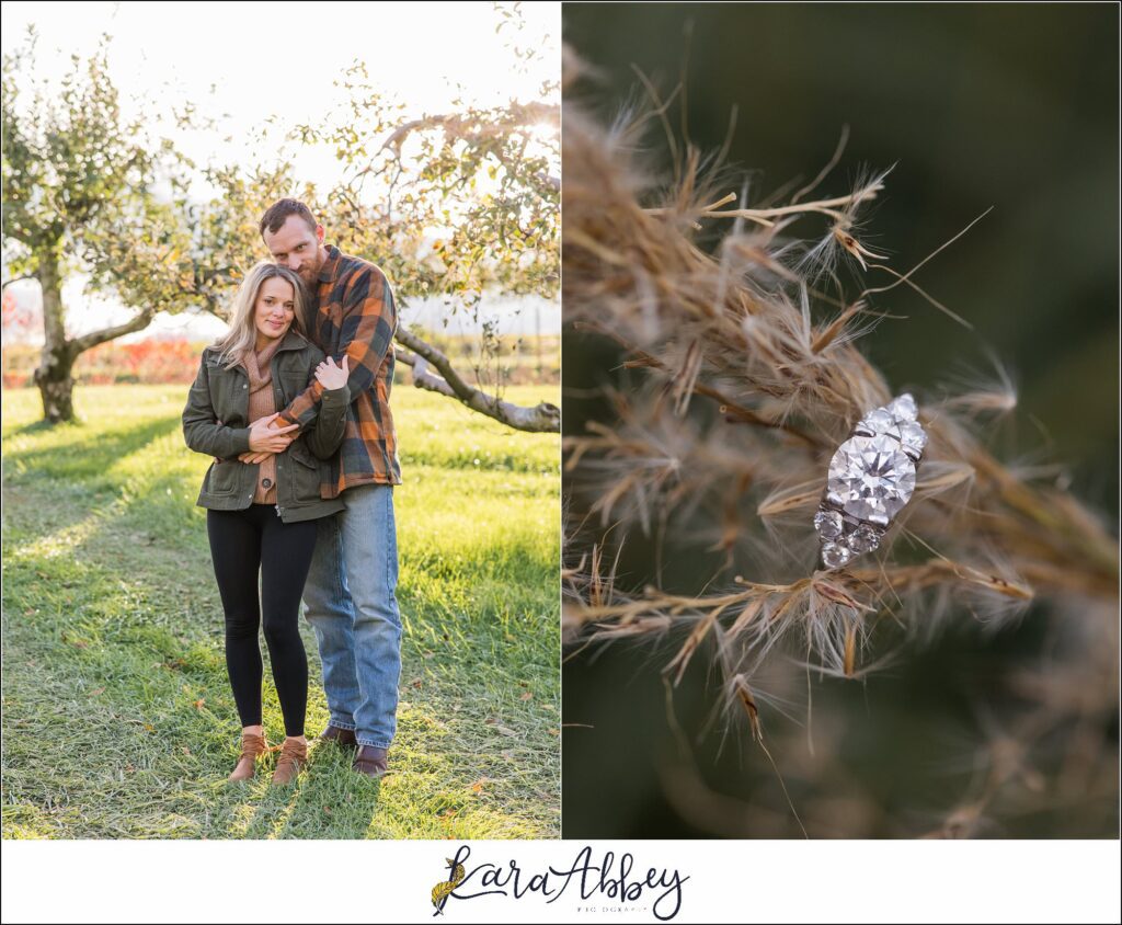 Fall Engagement Session at Greendance Winery in Mt Pleasant PA