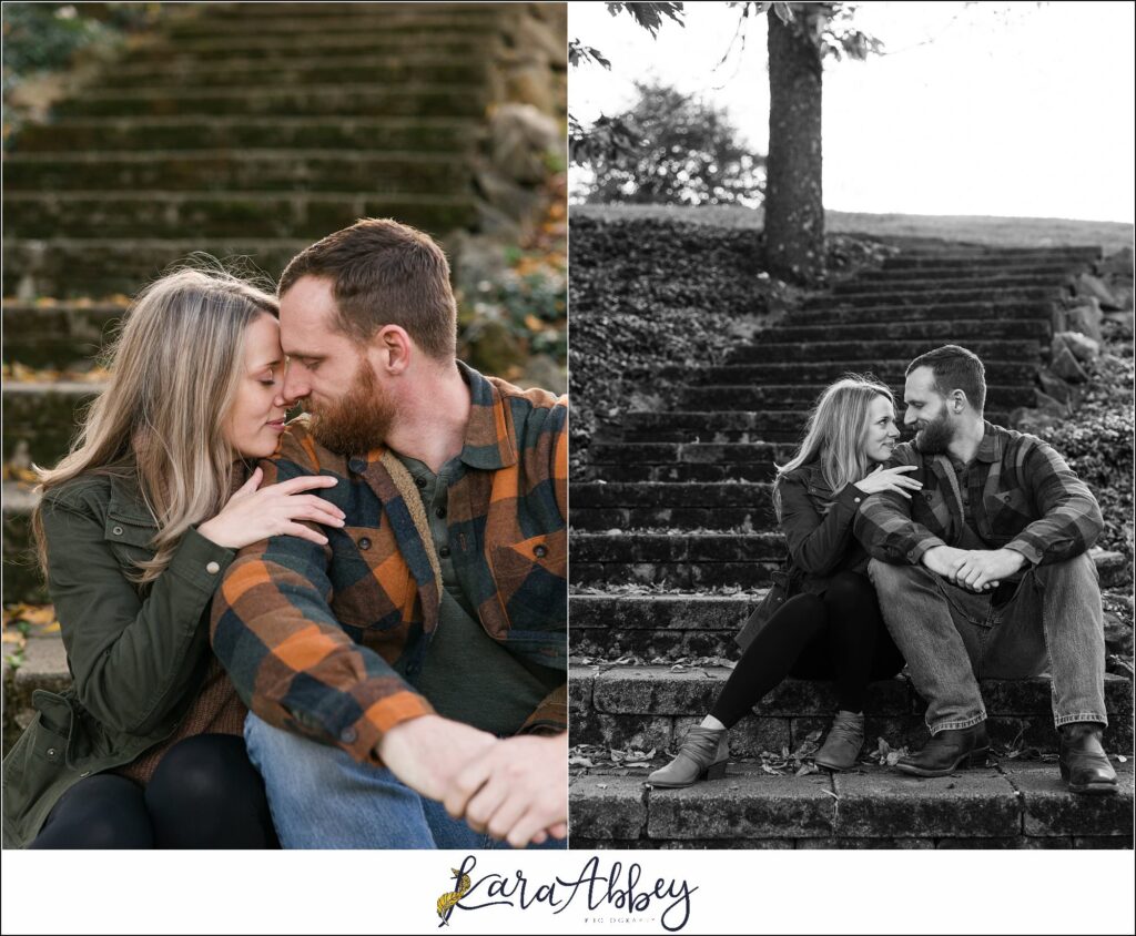 Fall Engagement Session at Greendance Winery in Mt Pleasant PA