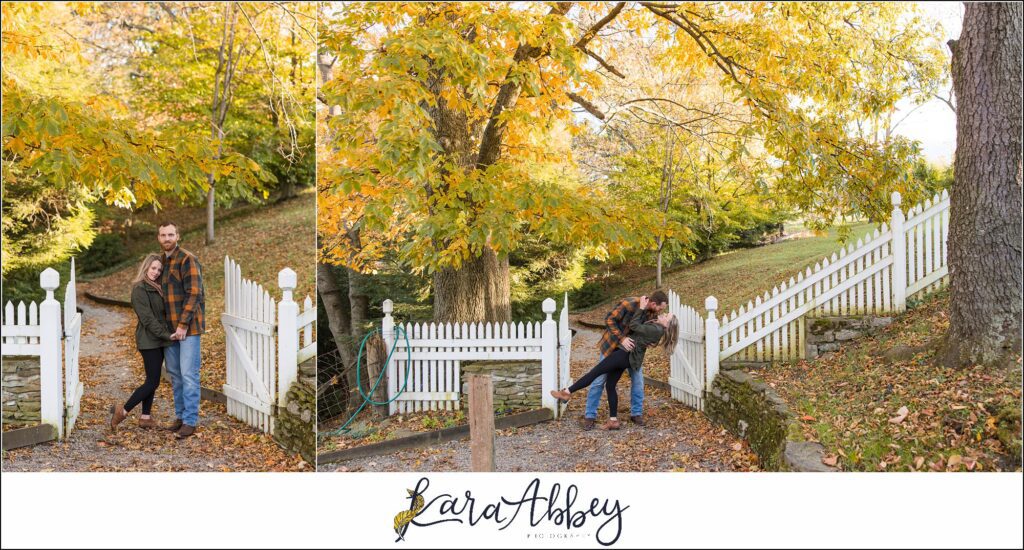 Fall Engagement Session at Greendance Winery in Mt Pleasant PA