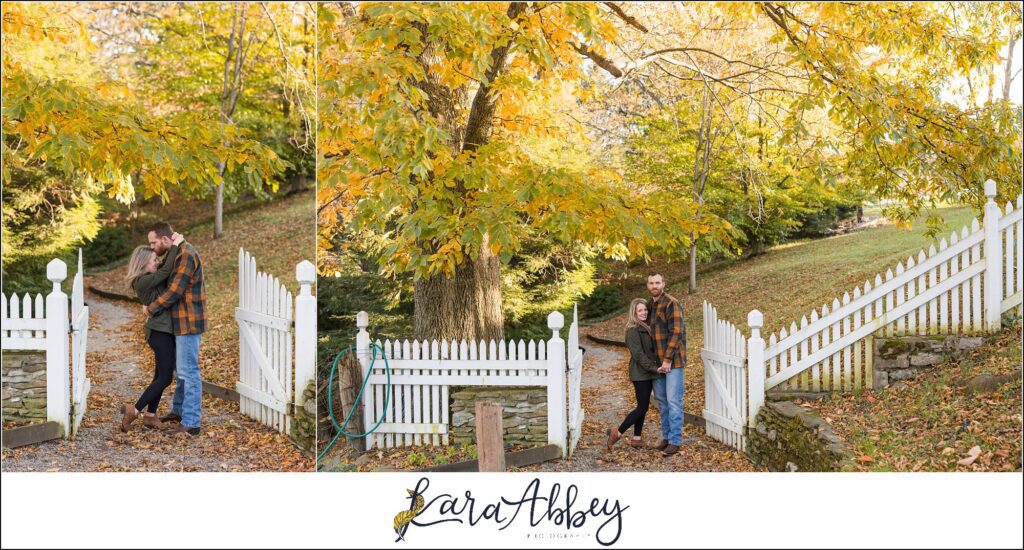 Fall Engagement Session at Greendance Winery in Mt Pleasant PA