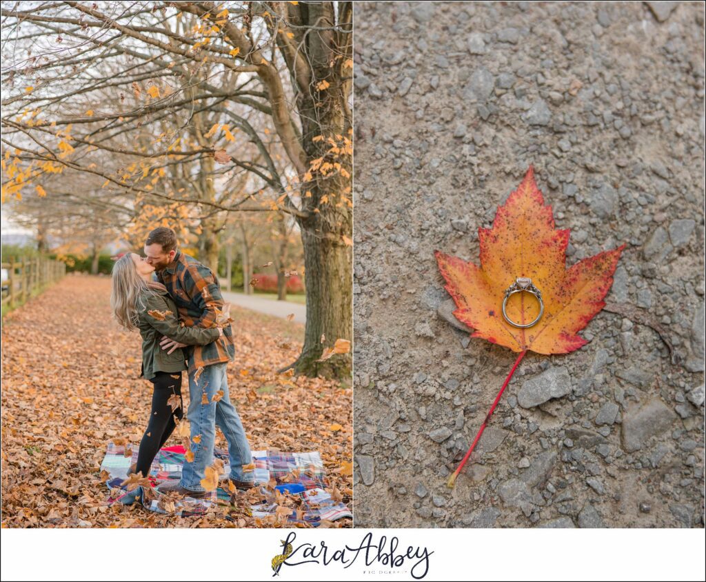 Fall Engagement Session at Greendance Winery in Mt Pleasant PA