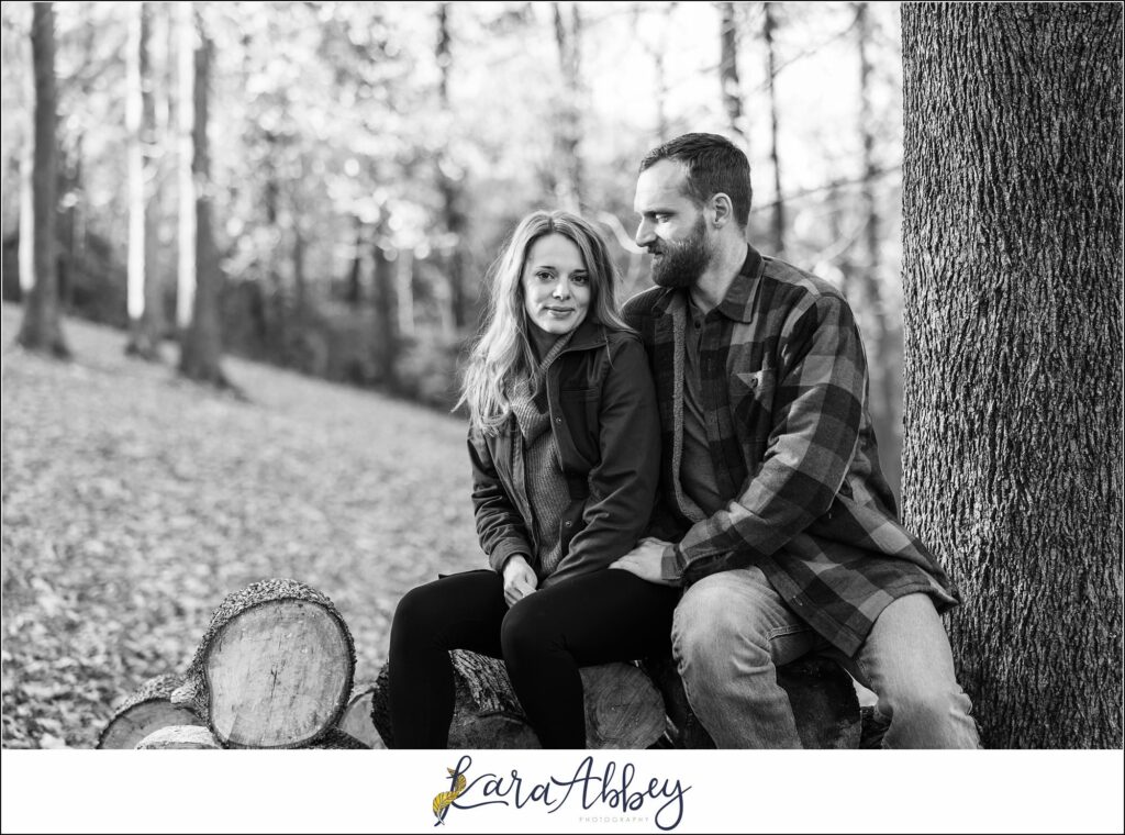 Fall Engagement Session at Greendance Winery in Mt Pleasant PA