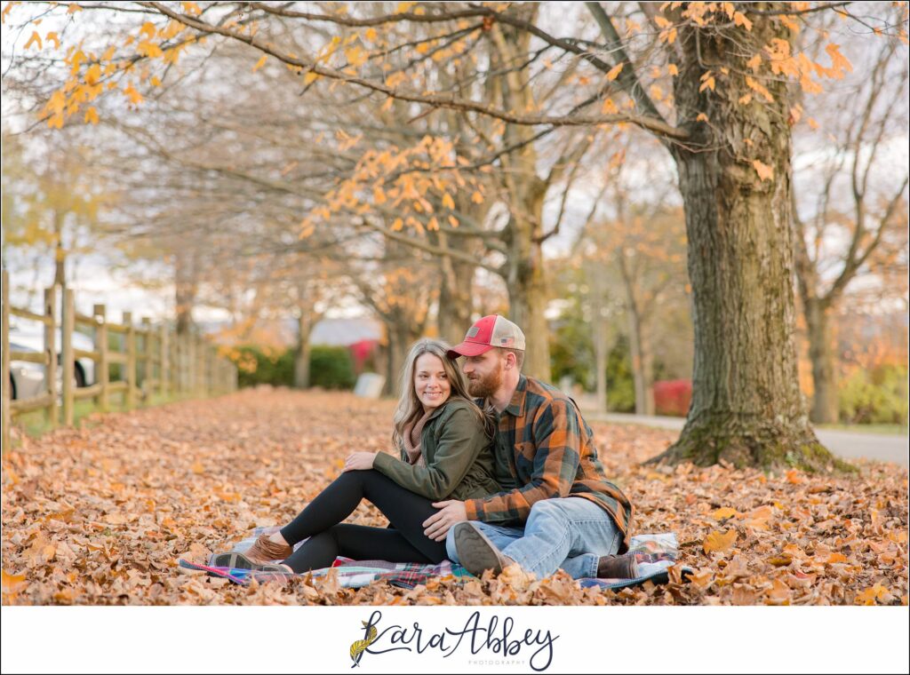 Fall Engagement Session at Greendance Winery in Mt Pleasant PA