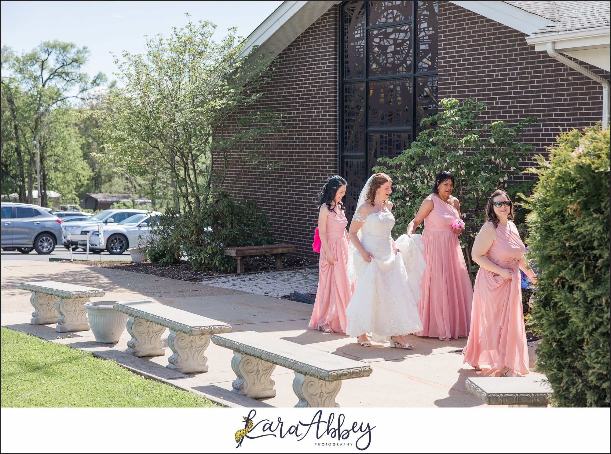 Spring Wedding at Lutheran Church of Our Saviour in Irwin, PA
