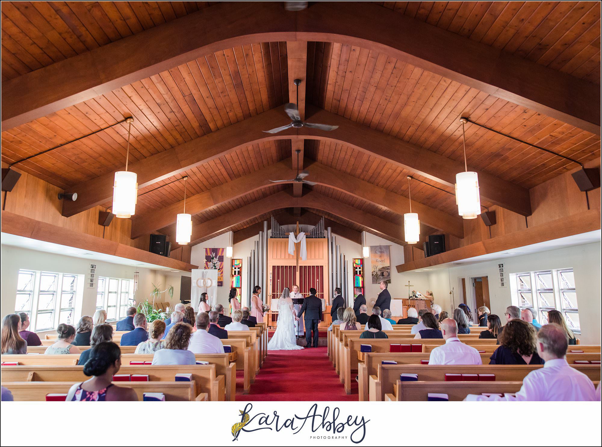Spring Wedding at Lutheran Church of Our Saviour in Irwin, PA