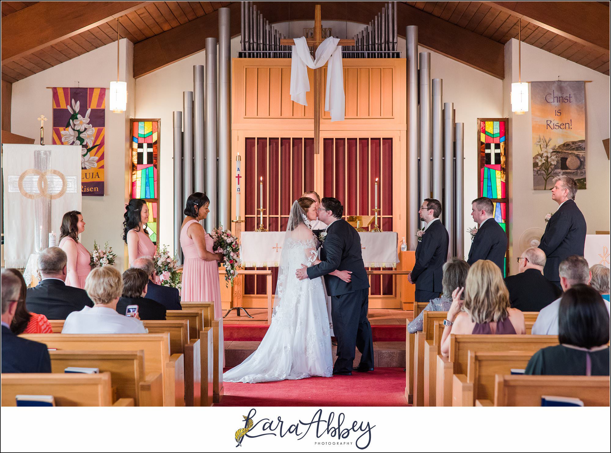 Spring Wedding at Lutheran Church of Our Saviour in Irwin, PA