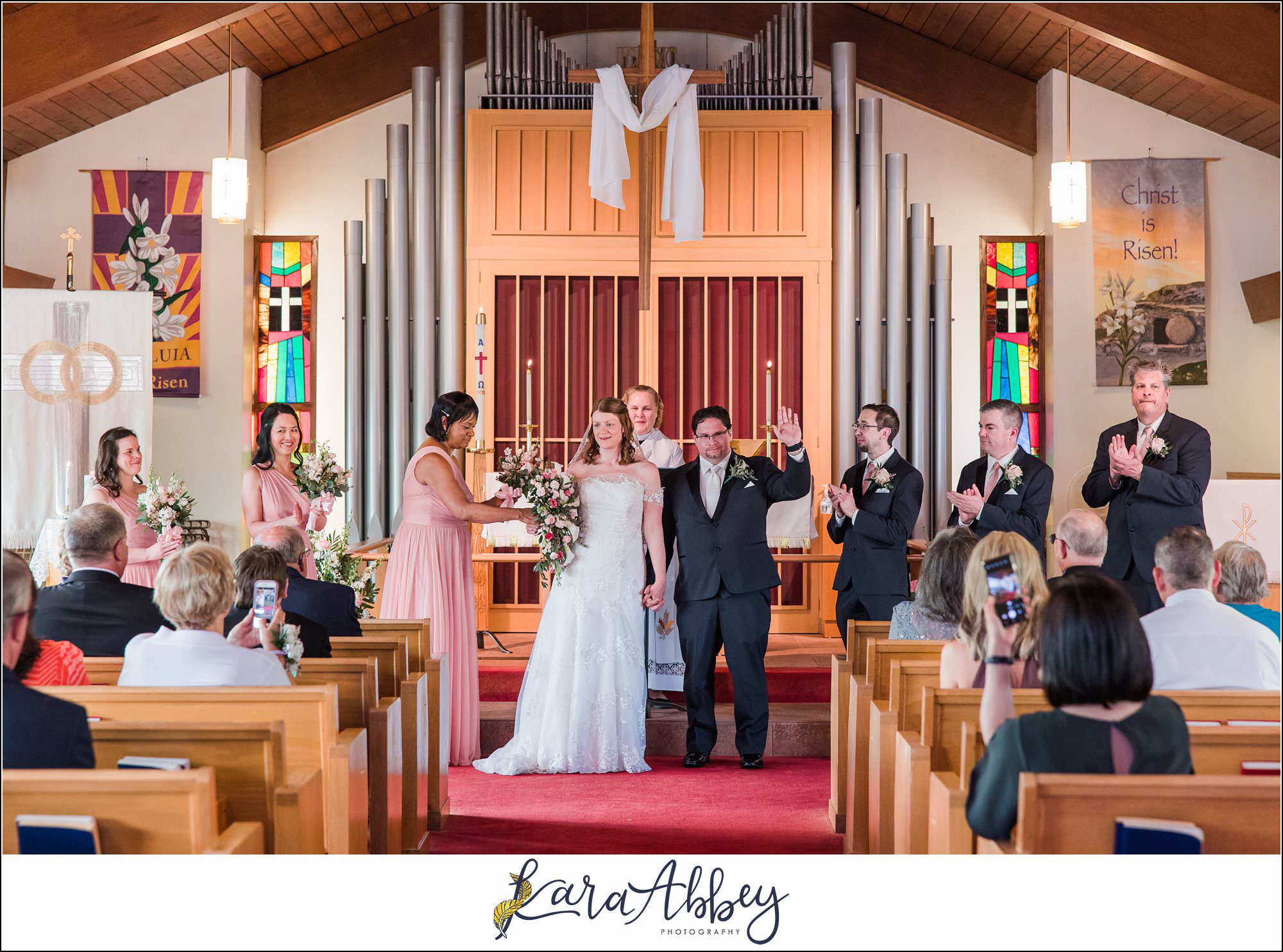Spring Wedding at Lutheran Church of Our Saviour in Irwin, PA
