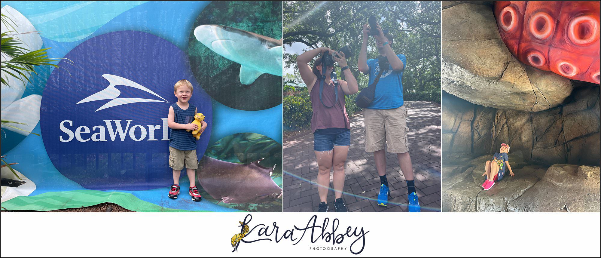 The Adventuring Abbeys go to Sea World Orlando in 2022 Family Vlog