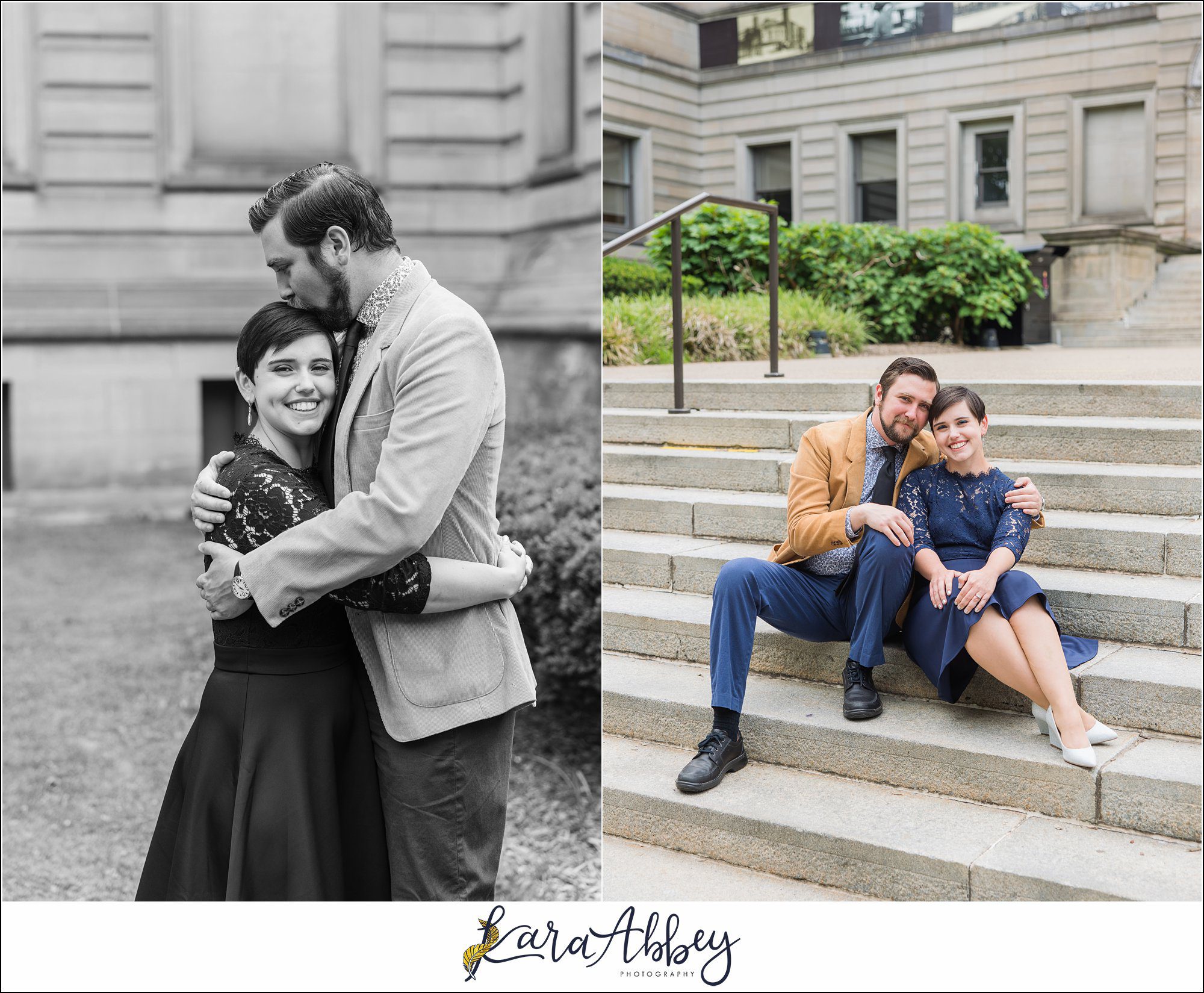 Engagement Session at The Carnegie Library in Pittsburgh, PA