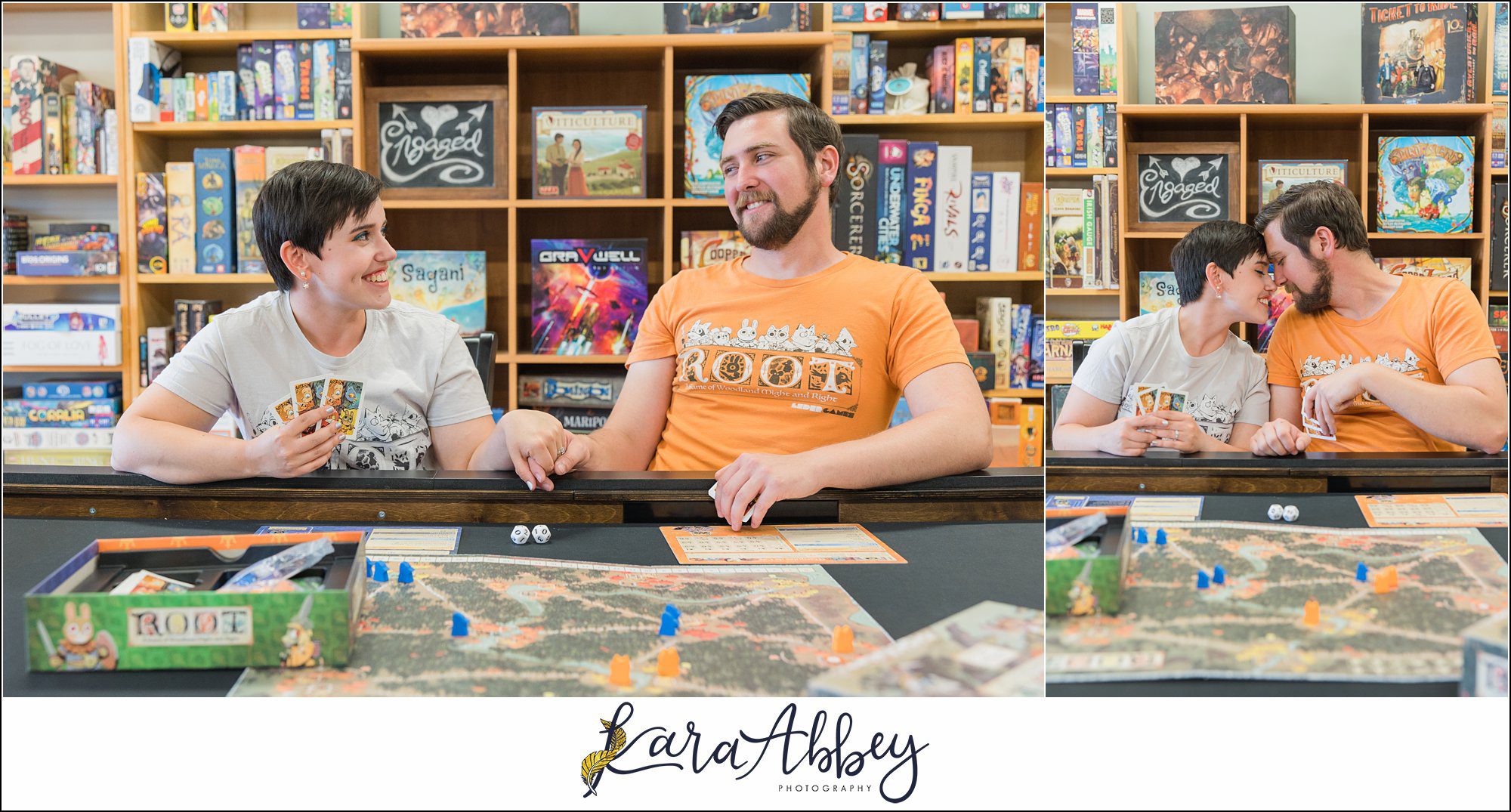 Engagement Session at Games Unlimited in Pittsburgh, PA