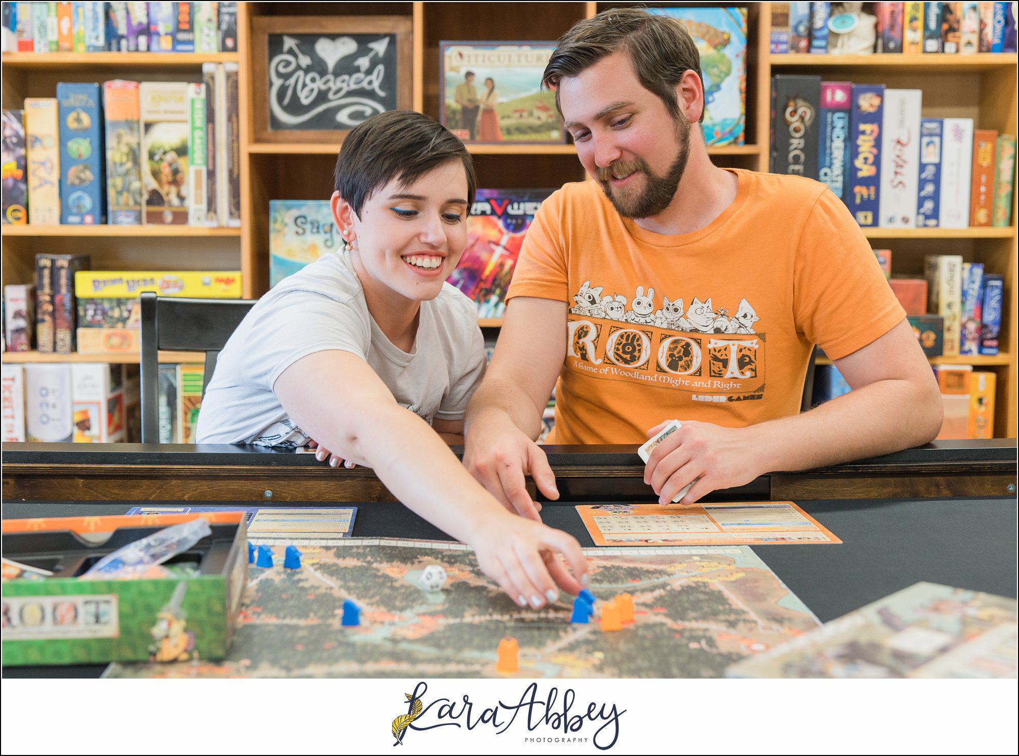 Engagement Session at Games Unlimited in Pittsburgh, PA