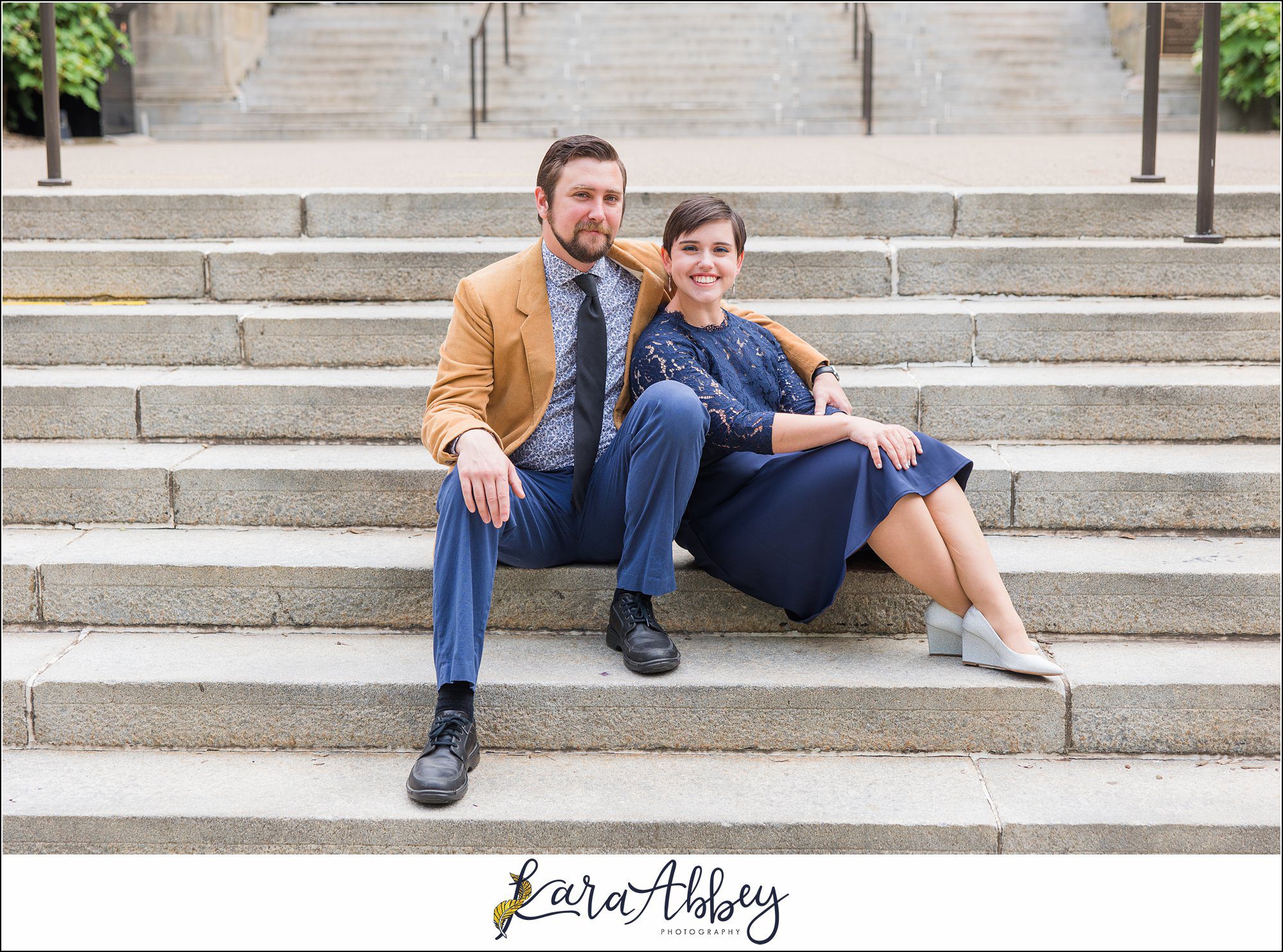 Engagement Session at The Carnegie Library in Pittsburgh, PA