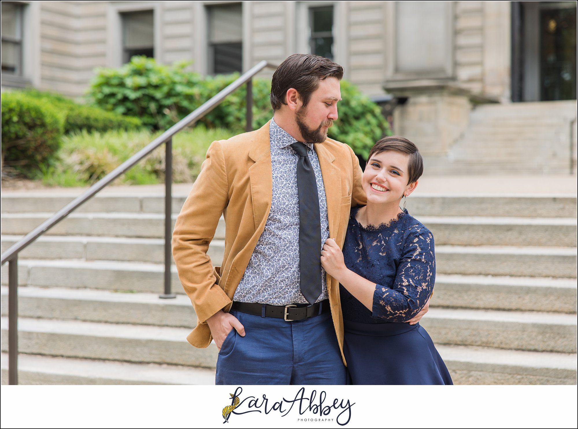 Engagement Session at The Carnegie Library in Pittsburgh, PA