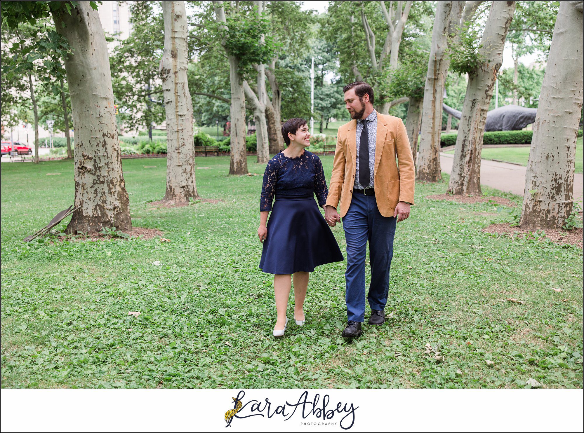 Engagement Session at The Carnegie Library in Pittsburgh, PA