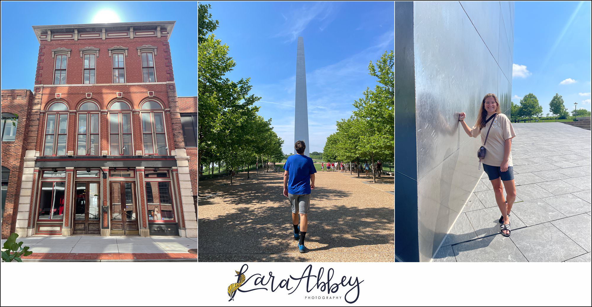 The St. Louis Arch on the way to Silver Dollar City The Adventuring Abbeys Vlog