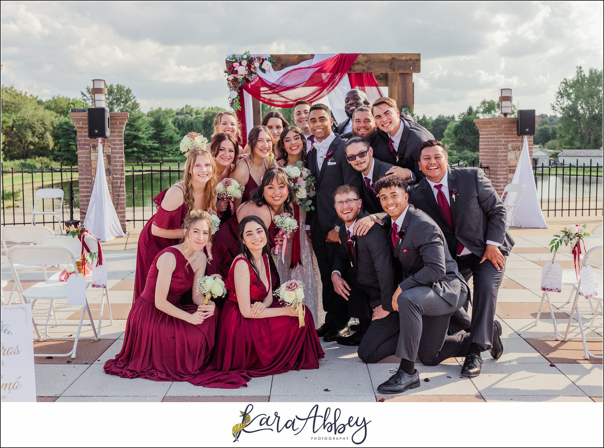 Wedding at The Event on Sunny Brook at Sunny Hills Golf Course in Kent, OH