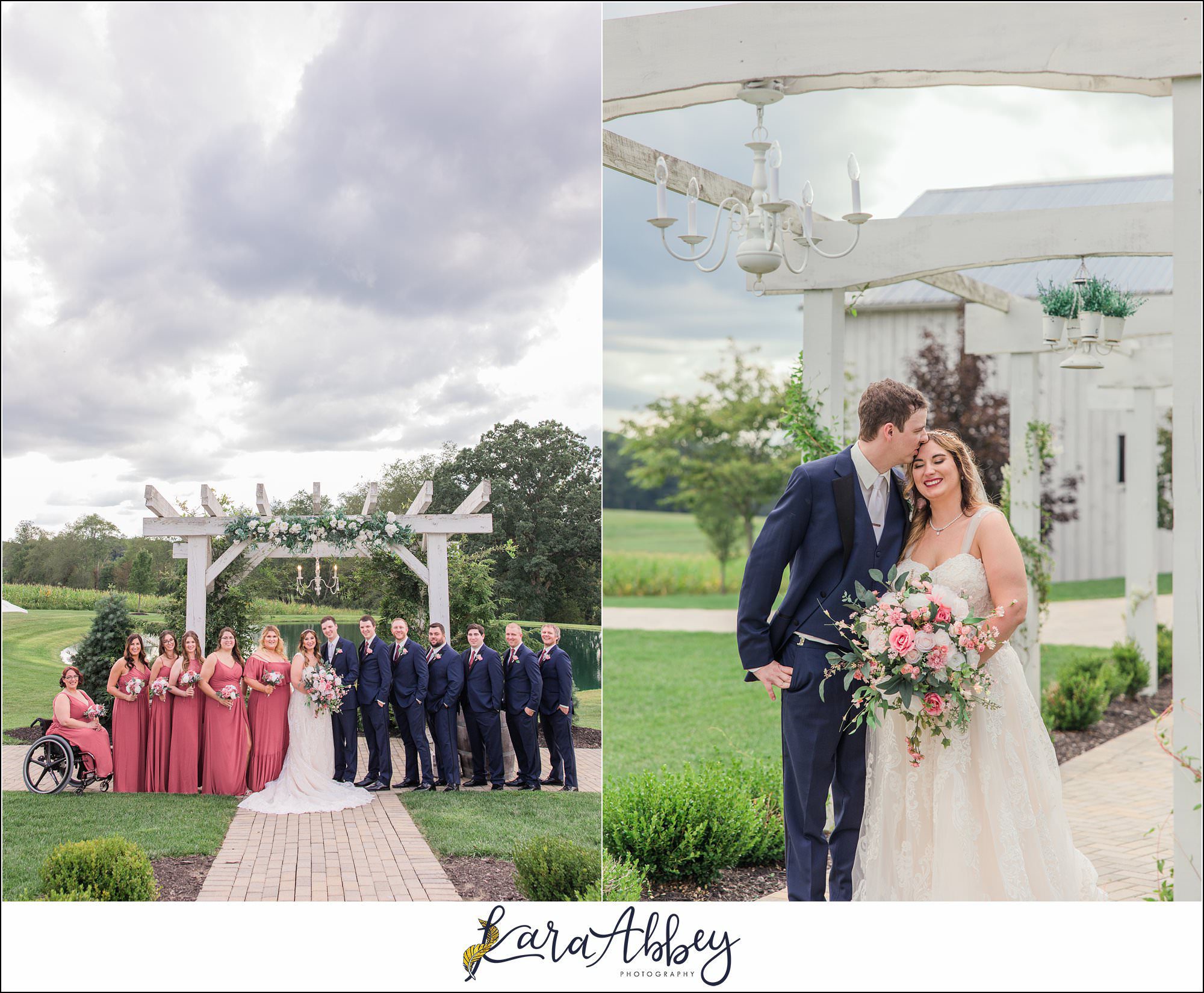 Summer Wedding at White Barn at Lucas Farm in Oakland MD