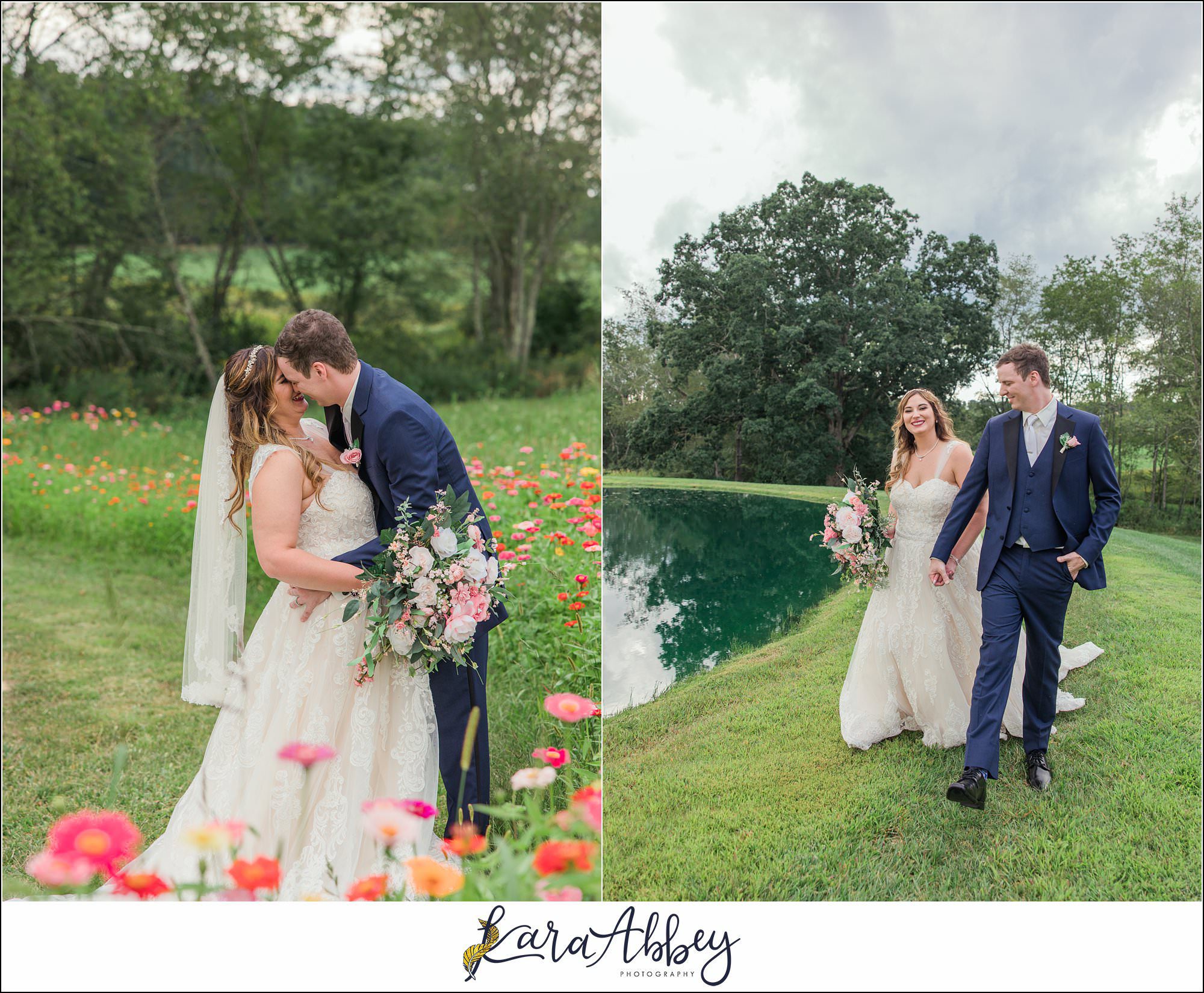 Summer Wedding at White Barn at Lucas Farm in Oakland MD