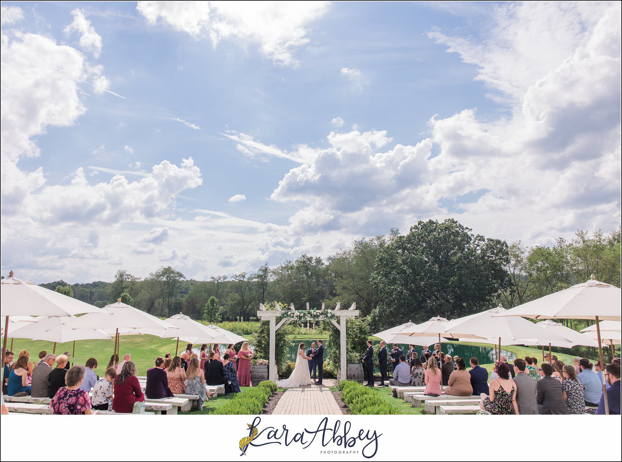 Summer Wedding at White Barn at Lucas Farm in Oakland MD