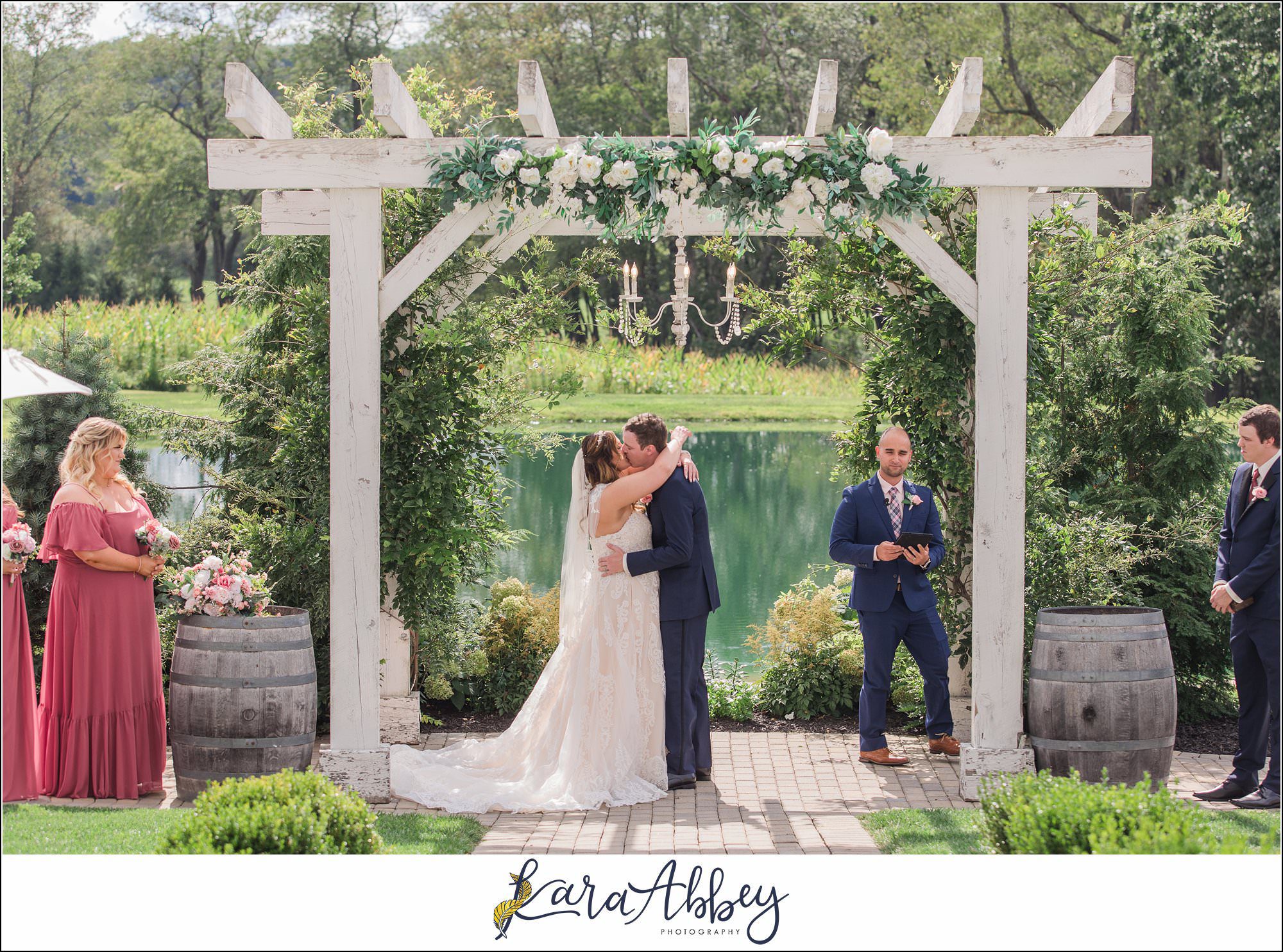 Summer Wedding at White Barn at Lucas Farm in Oakland MD