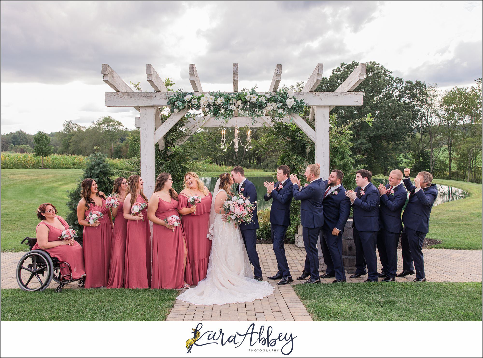 Summer Wedding at White Barn at Lucas Farm in Oakland MD