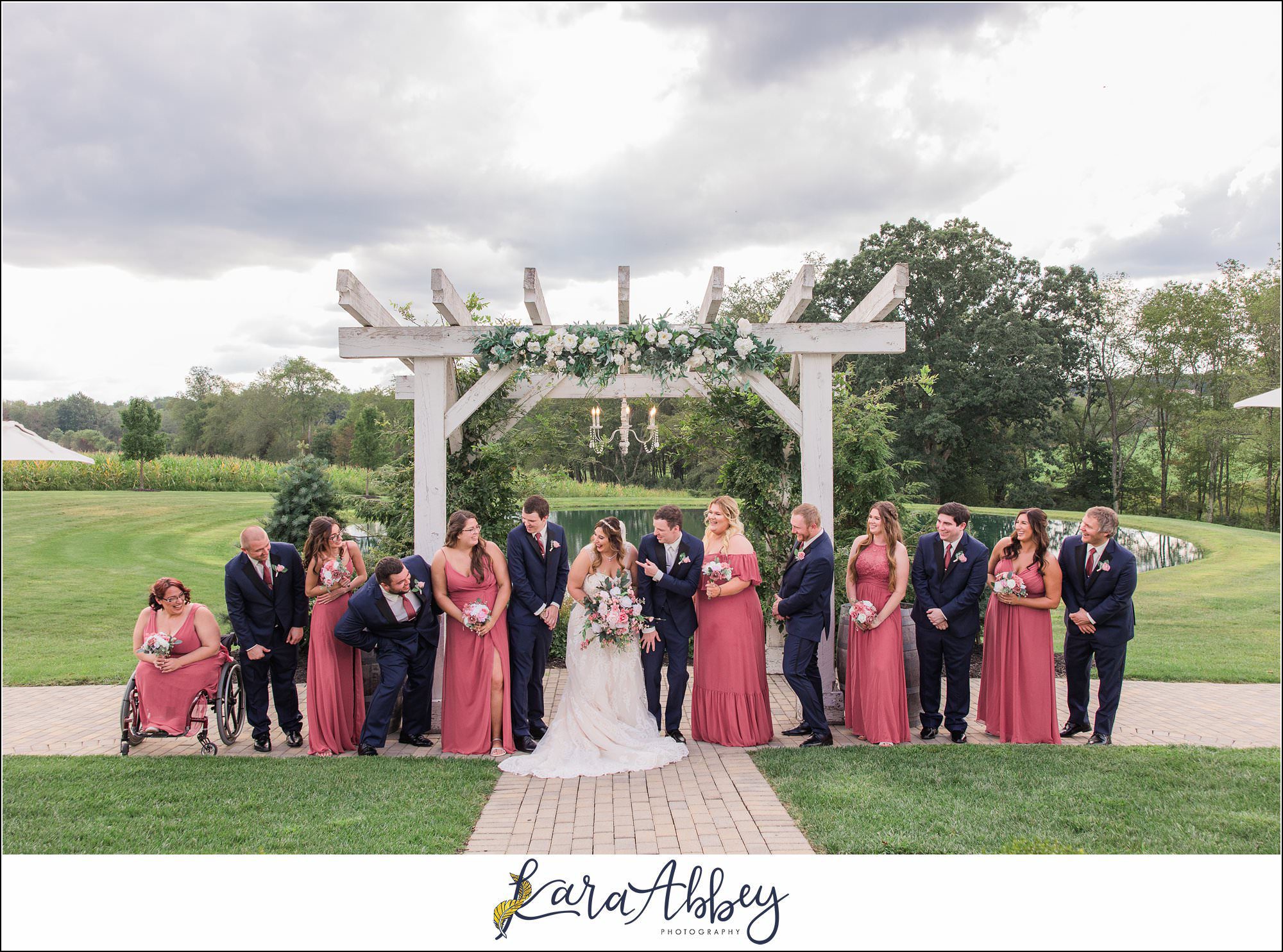 Summer Wedding at White Barn at Lucas Farm in Oakland MD