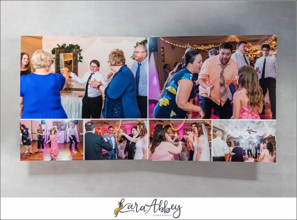 Blush Pink Leather Wedding Album Irwin PA